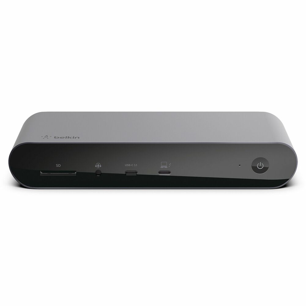 BLKINC006TTSGY - Turn your MacBook or Windows device into a powerful workstation. Pro Thunderbolt 4 Dock uses a single cable to gain access to 12 versatile ports that enable you to connect multiple devices. 12 ports include SD card reader, audio in/out, USB-C 3.1 Gen 2 port with PD 3.0, two Thunderbolt 4 ports, two HDMI 2.0 ports, Gigabit Ethernet, two USB-A 3.1 ports and two USB-A 2.0 ports. Dock provides up to 40 Gbps for fast data transfers and power delivery up to 90 watts to power laptops, tablets, smartphones, hard drives and more. Experience high-definition resolutions up to 8K at 30 Hz for a single display and up to 4K at 60 Hz for dual display. Triple-display support is available for compatible laptops. Video resolution varies and depends on your laptop's capabilities. TAA-compliant dock is USB4 compliant and backward-compatible with Thunderbolt 3, USB 3.0 and more.