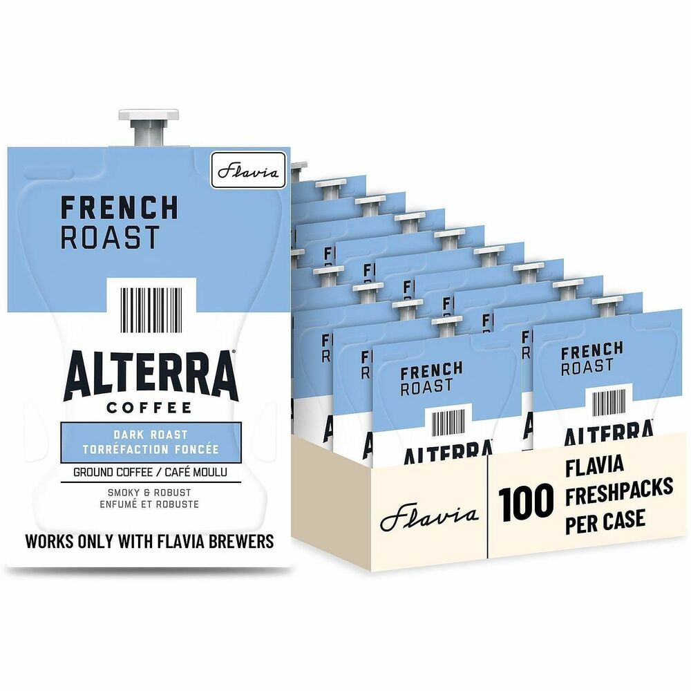 LAV48010 - Bold and hearty, French Roast is a classic favorite among dark roast lovers. This fresh take on this classic dark roast is a cup that's heavy-bodied with a smoky twist and a lingering finish. Each Freshpack contains the exact amount to brew a perfect single cup of coffee and acts as the brew chamber for your drink so your cup never tastes like the last beverage that was brewed. Freshpacks are used in Flavia Creation 150, Creation 200 and Creation 500 (all sold separately). Simply slip the pouch into the pack door, and the machine pierces the pack seal to create your delicious beverage. For single-serve sustainability, innovative pouches are 100 percent recyclable through Terracycle. More than 30 percent of this coffee originates from Rainforest Alliance Certified farms. More from the Manufacturer