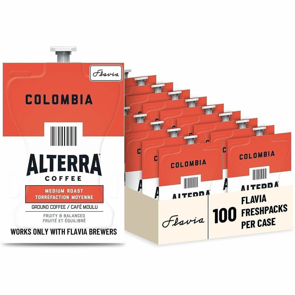 LAV48006 - Aromatic, 100 percent Colombian beans are medium-roasted to give a balanced, fragrant experience. Each Freshpack contains the exact amount to brew a perfect single cup of coffee and acts as the brew chamber for your drink so your cup never tastes like the last beverage that was brewed. Freshpacks are used in Flavia Creation 150, Creation 200 and Creation 500 (all sold separately). Simply slip the pouch into the pack door, and the machine pierces the pack seal to create your delicious beverage. For single-serve sustainability, innovative pouches are 100 percent recyclable through Terracycle. More than 30 percent of this coffee originates from Rainforest Alliance Certified farms. More from the Manufacturer