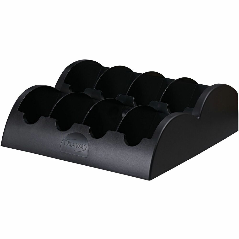 LAV25200000 - Stylish, sturdy and space-saving, the Small Merchandiser holds 80 great-tasting, Lavazza Freshpack drinks. Your team can easily find their favorites, brew a fresh cup and stay energized throughout the workday with this compact office coffee organizer. Simple, one-piece design is recyclable, requires no assembly and offers an efficient way to keep workplace drinks areas organized and inviting. Plastic merchandiser can be used inside a 14" deep x 10" high cabinet drawer.