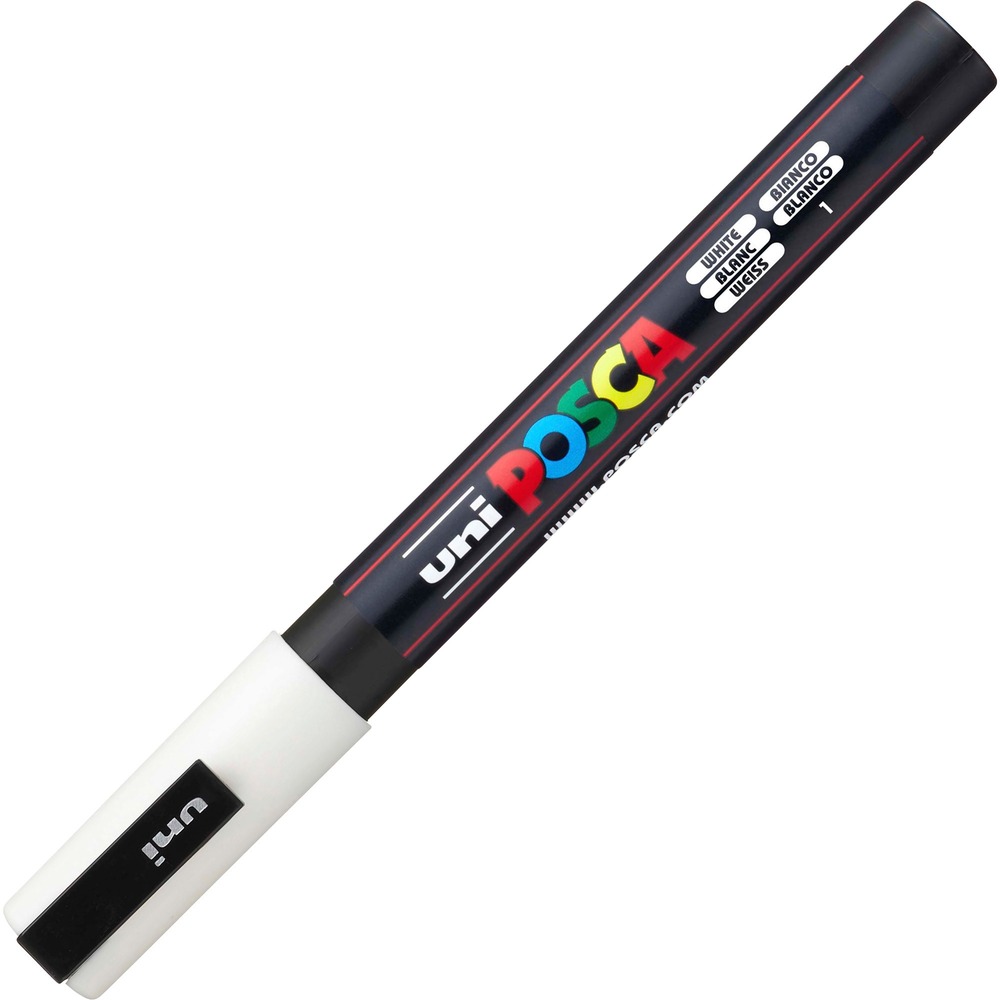 UBCPC3MWHITE - Uncap your imagination with POSCA PC-3M Paint Markers, featuring water-based paint to customize, create, decorate and mark anything that inspires you. Fine, bullet tip (0.9 to 1.3mm) is designed for all types of professions including artists, hobbyists, decorators, surfers, skaters and more. Use these markers for coloring, line drawing and ornamentation on a multitude of surfaces. Dilute, mix and blend the paint ink to create stunning effects for your indoor or outdoor projects. POSCA paint ink is permanent on porous surfaces and erasable on most smooth, nonporous materials. Nontoxic, opaque paint will empower your creativity.