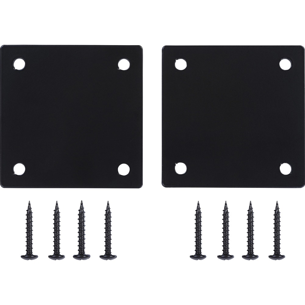 LLR86942 - Use these Connector Plates to link your Lorell Fuze Modular Seating as well as other Lorell furniture such as desk and returns. Heavy-duty iron construction with a black finish securely holds your sectionals in place. Connector plate is easy to install. Each pack includes two connectors, eight screws and simple instructions. More from the Manufacturer
