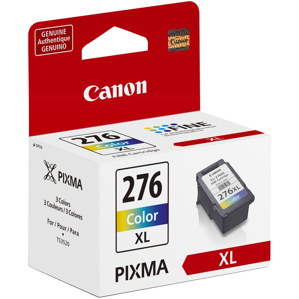CNMCL276XL - Color Ink Cartridge produces colorful photos and images in your Canon PIXMA TS3520 Series and PIXMA TR4720. Combined with the Genuine PG-275 Pigment Black Ink Cartridge and Canon photo paper, this ink protects your photos from fading for longer, thanks to the ChromaLife100 System. Genuine Canon inks provide peak performance that is specifically designed for compatible Canon printers.