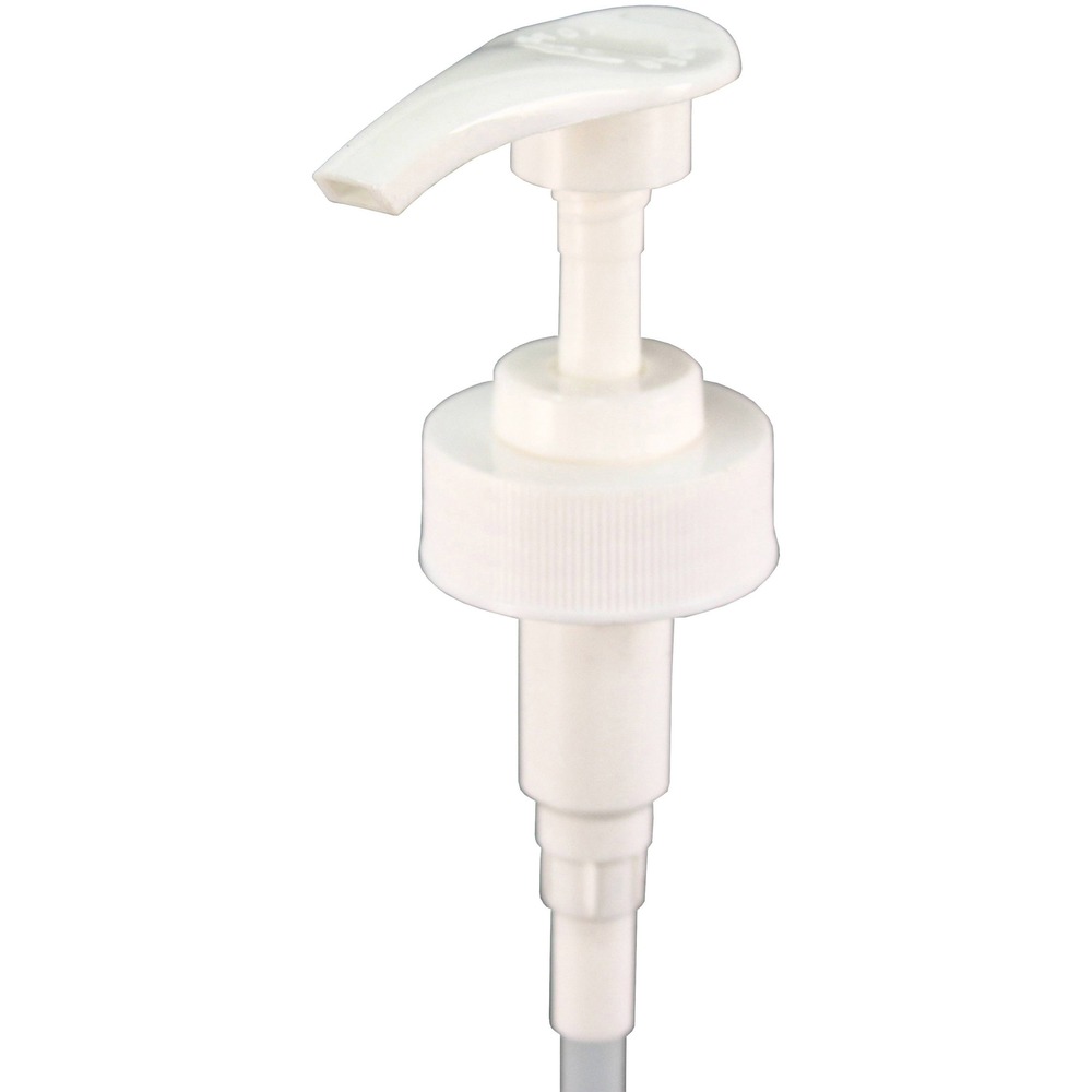 IMP940 - Use this 4 cc Dispensing Pump for easier application of hand sanitizers, hand soaps, lotions and more out of larger containers (not included). Its 38/400mm thread finish is compatible with most 1 gallon and 1/2 gallon jugs. The 4 cc output is ideal for use with liquid and gel hand sanitizers. The pump tube is 11-1/2" long.