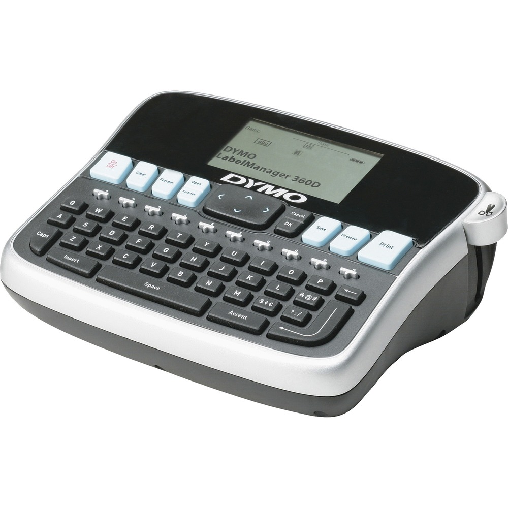 NSN6576124 - Desktop labelmaker prints up to 10 copies of one label. It is powered by a rechargeable lithium-ion battery and features a computer-style keyboard, nine-label memory and save function. Choose from three fonts in seven sizes, plus seven text styles, eight boxes and an underline feature to create custom labels for almost any job. Graphical display lets you see text effects on screen before you print. Kit includes starter label cassette, storage bag and quick-reference guide. Additional easy-peel labels are available in five colors and two widths. All SKILCRAFT Dymo products are produced by Americans who are blind. Purchasing this AbilityOne mandatory source product ensures your compliance with federal procurement regulations.