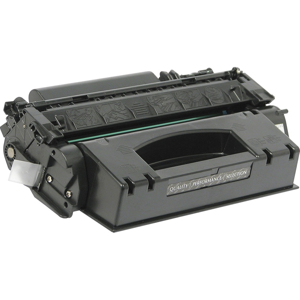 NSN6903162 - Remanufactured toner cartridge is designed for use in HP LaserJet M2727 MFP, M2727NF MFP, P2010, P2014, P2015, P2015D, P2015N, P2015DN and P2015X. AbilityOne toner provides strategic opportunities to address a variety of customer needs, including significant savings, guaranteed performance, compliance with executive orders and free recycling solutions. Plus, every purchase creates jobs for people with disabilities. TAA-compliant cartridge is assembled in the U.S.A., made using 35 percent post-consumer content and meets ISO 14001 recycling standards. High-yield cartridge yields approximately 7,000 pages.