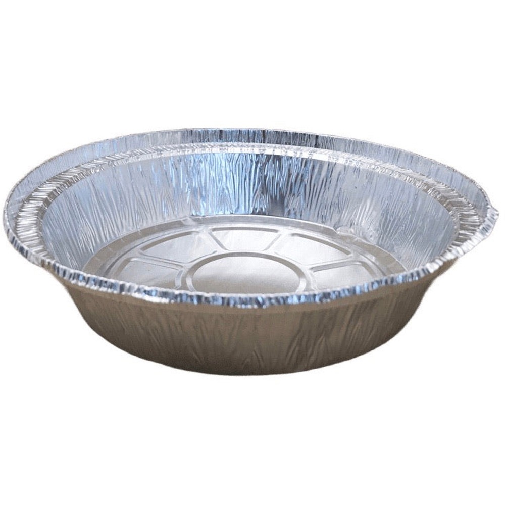 EGS600250 - Banyan Aluminum Foil Round Pans give a convenient way to serve, heat and transport hot foods. Aluminum construction blocks out light and keeps food warm. With heat conductivity, it's also excellent for heating food.