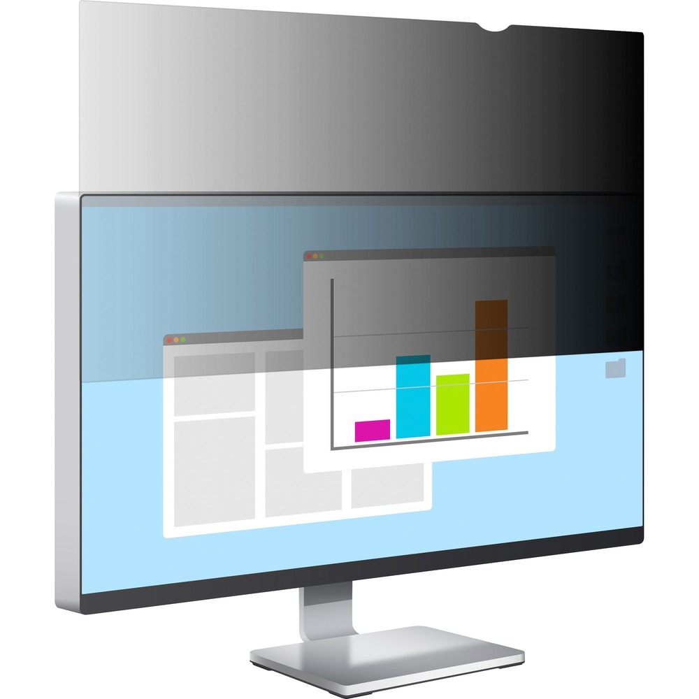 NSN6977342 - Made using quality 3M materials, this Full Screen Privacy Filter prevents visual hacking by darkening on-screen data when viewed from any angle on your 23.8" wide-screen monitor. It offers a 16:9 aspect ratio. Borderless privacy filter is easy to attach and remove from flat borderless computer monitors. It reduces 35 percent of blue light transmission. Matte surface helps reduce glare and hide fingerprints. Packaging is made with 35 percent recycled material that is 100 percent recyclable.