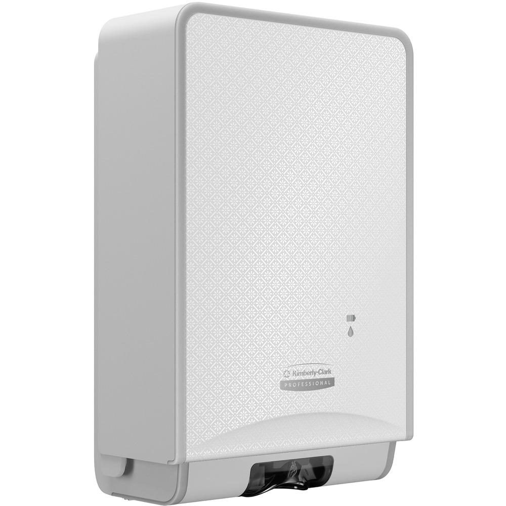 KCC58714 - Part of a system with industry-leading innovation, the ICON Electronic Skin Care Dispenser with faceplate effortlessly enhances the look of the restroom with an exclusive designer faceplates to help reimagine the restroom. Included faceplate is interchangeable with other designer options. Touchless dispenser operation is critical to maintaining the highest levels of hand-hygiene. This dispenser delivers up to 60,000 uses on one set of batteries. Use it with Kleenex Botanics Soap and Sanitizer or any Scott brand automatic skin care refills. The ICON Skin Care System delivers on the promise of adding style to hygiene. Design complements ICON paper towel and toilet paper dispensers in the collection. More from the Manufacturer
