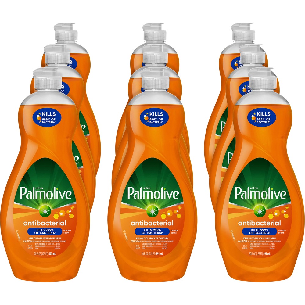 CPCUS04232ACT - Palmolive Ultra Antibacterial dish liquid is approved to kill 99 percent of bacteria on dishes, allowing you to wash away more than just baked-on grease and giving you peace of mind that your dishes are as clean as can be. It kills 99.9 percent of E. coli, salmonella and staph on dishes in seconds. This concentrated manual dish liquid is phosphate-free and Kosher.