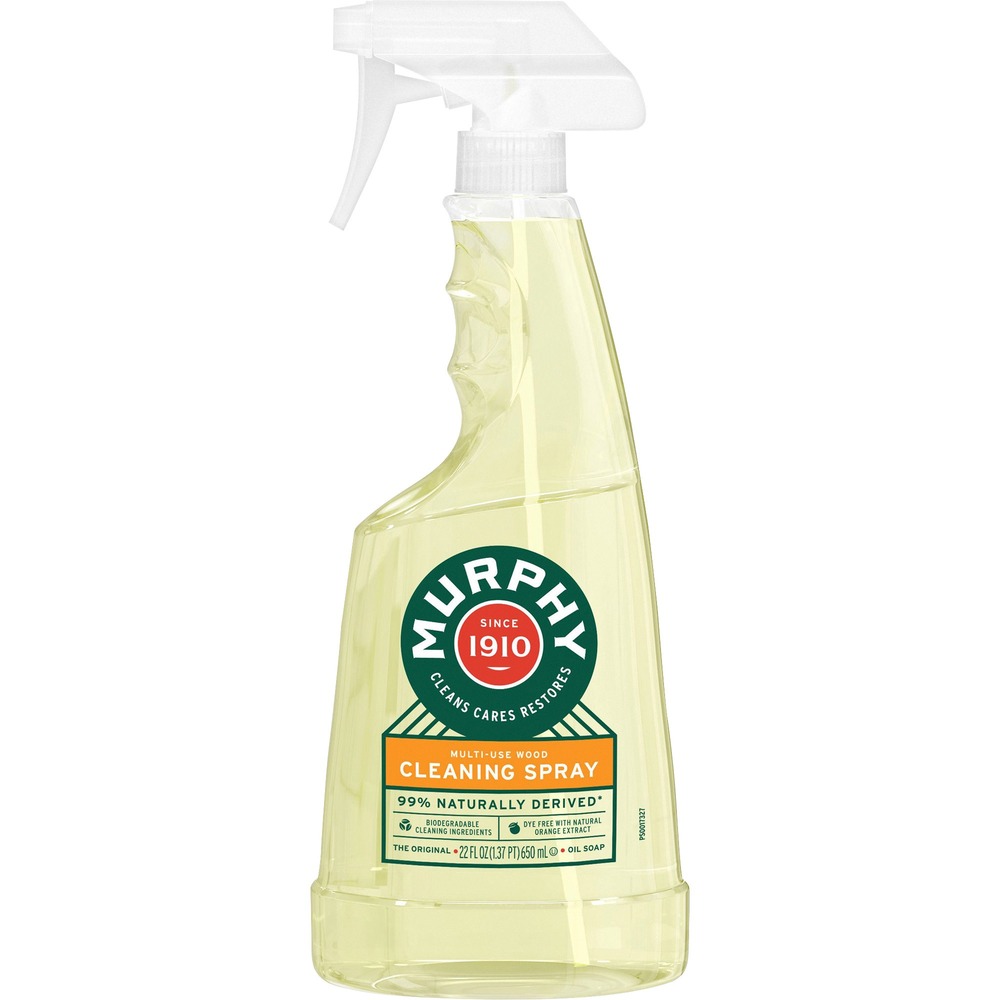 CPC101031 - Wood cleaner spray is made with natural orange extract to deliver a clean that's more than just a shiny surface. Fresh orange scent leaves behind a lasting scent of fresh oranges to make rooms smell as clean as they look. Ready-to-use formula does not need to be diluted for immediate use straight from the bottle. Wood cleaner is perfect for cleaning finished wood furniture, cabinets, paneling, bookcases, wooden trim and more.