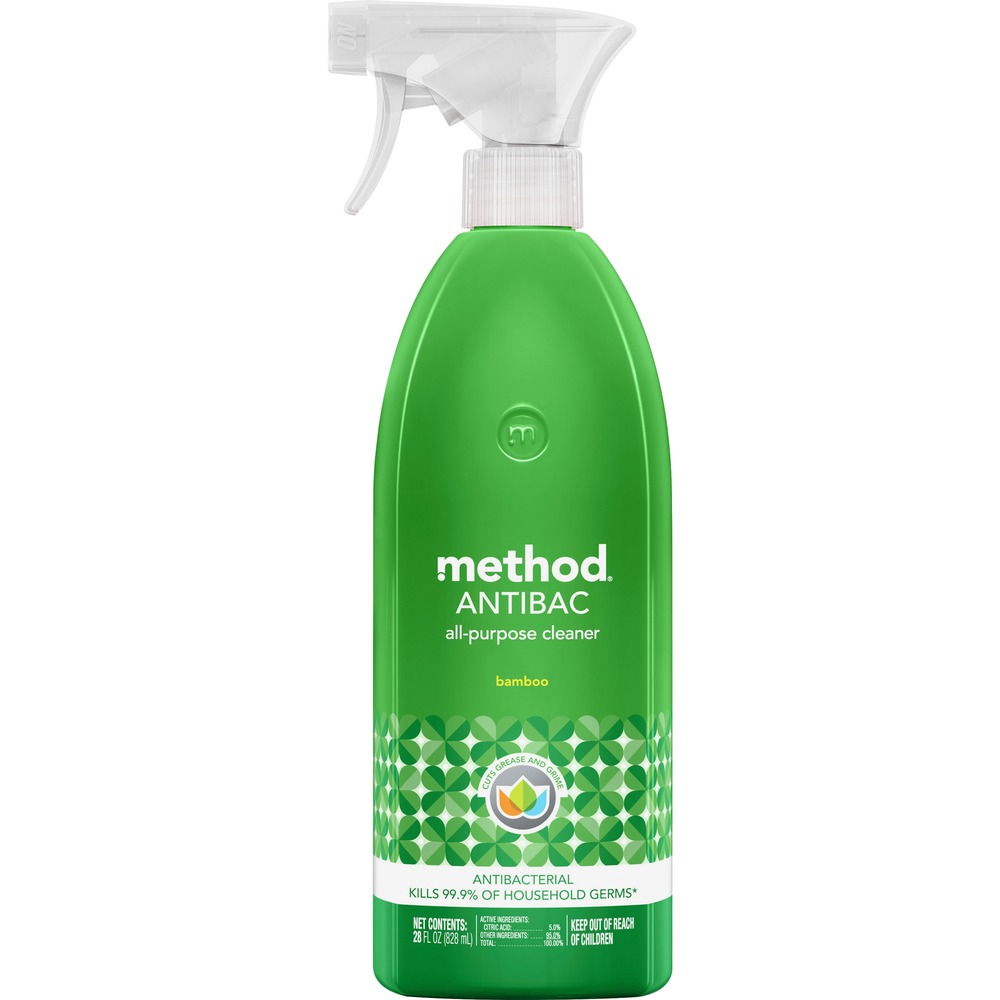 MTH317920 - Killing germs with kind scents, this Antibac All-purpose Cleaner is tough on grease and grime and easy on surfaces. All that is left behind is a fresh scent. This antibacterial, all-purpose cleaner and disinfectant spray kills 99.9 percent of all household germs. It kills staphylococcus aureus, influenza A flu virus, rhinovirus, escherichia coli, enterobacter aerogenes and salmonella enterica. Use on kitchen surfaces, high chairs, garbage cans and door knobs. Clean and sanitize in one easy step. To disinfect, spray until thoroughly wet. Then, wait 10 minutes and wipe clean.