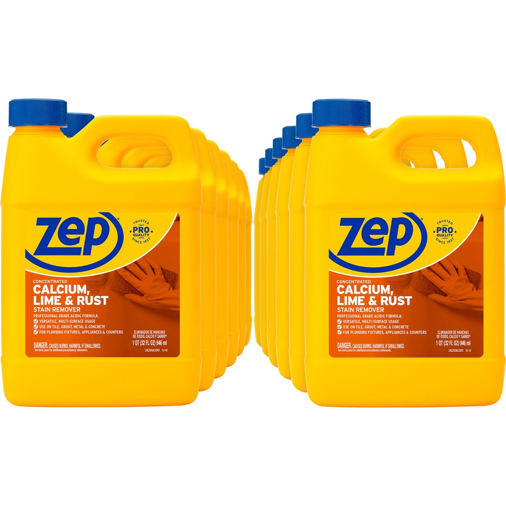 Zep Calcium, Lime & Rust Stain Remover Concentrate Liquid 32 fl oz