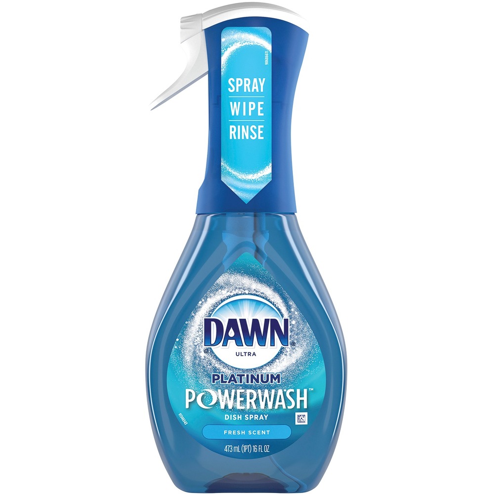 PGC52364 - Get dishes done faster. Just spray, wipe, and rinse. Cuts through grease 5x faster vs Dawn Non-Concentrated.
