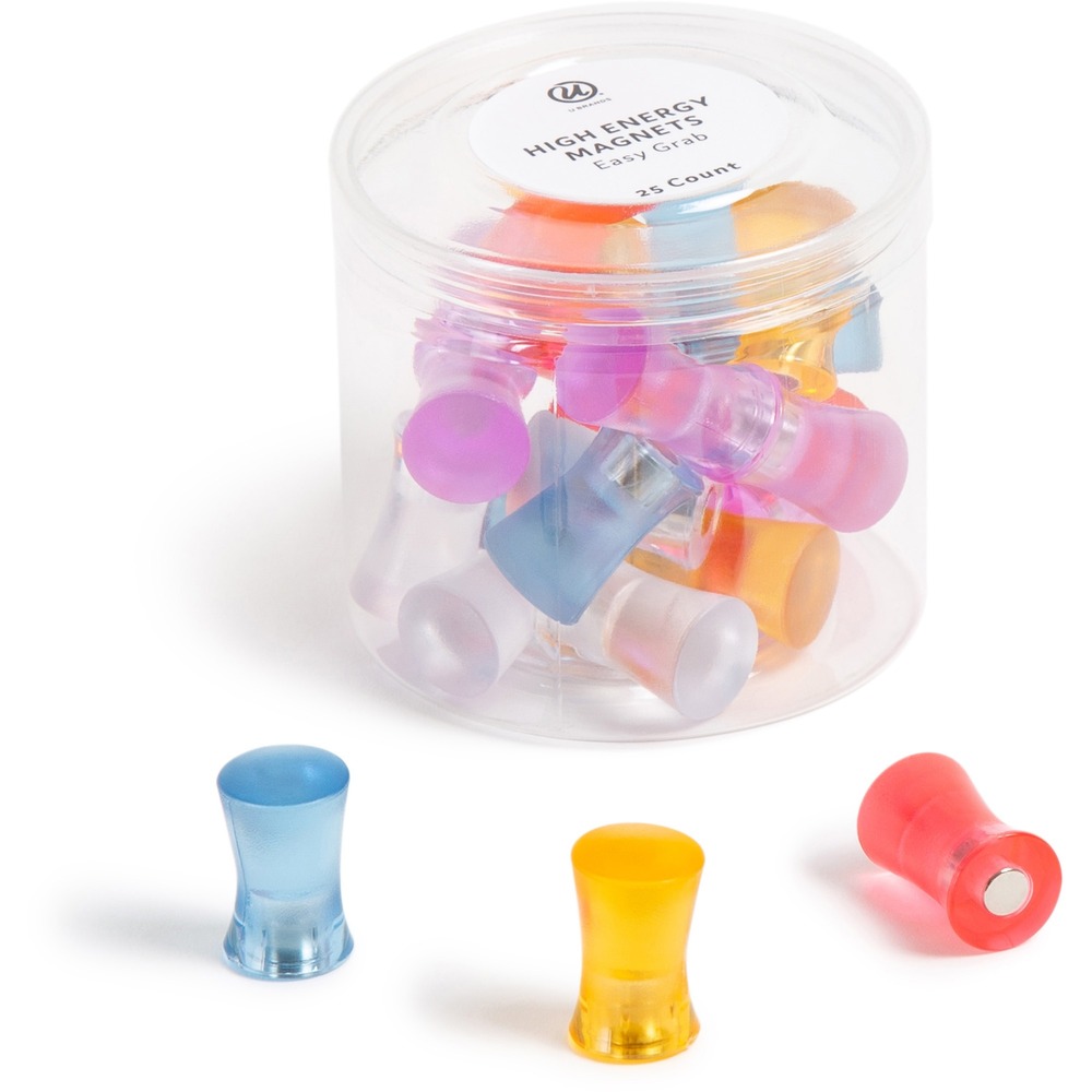 UBR3433U0624 - Maximize your productivity and organize your projects efficiently with interchangeable, magnetic, color-coded dots. Use these magnetic dots to track project milestones or color-code data with ease. They are perfect for visually communicating updates and quickly arranging data as needed. Magnetic circles measure 3/4" in diameter. Strong, magnetic hold is perfect to use on U Brands magnetic whiteboards or any steel surface.