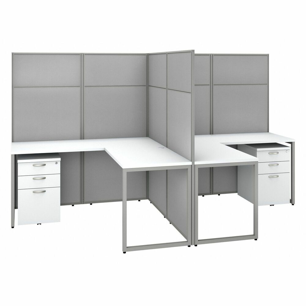BSHEODH56SWH03K - Easy Office is a contemporary open office solution for one to one hundred. Commercial office sets are designed for fast setup and easy use every day. Thermally fused laminate desktops (1" thick) support up to 200 lb. each and are resistant to scratches and stains. When included, metal framed hardboard panels (1" thick) are covered with contemporary fabric upholstery. Furniture is tested to meet ANSI/BIFMA quality standards for safety and performance..