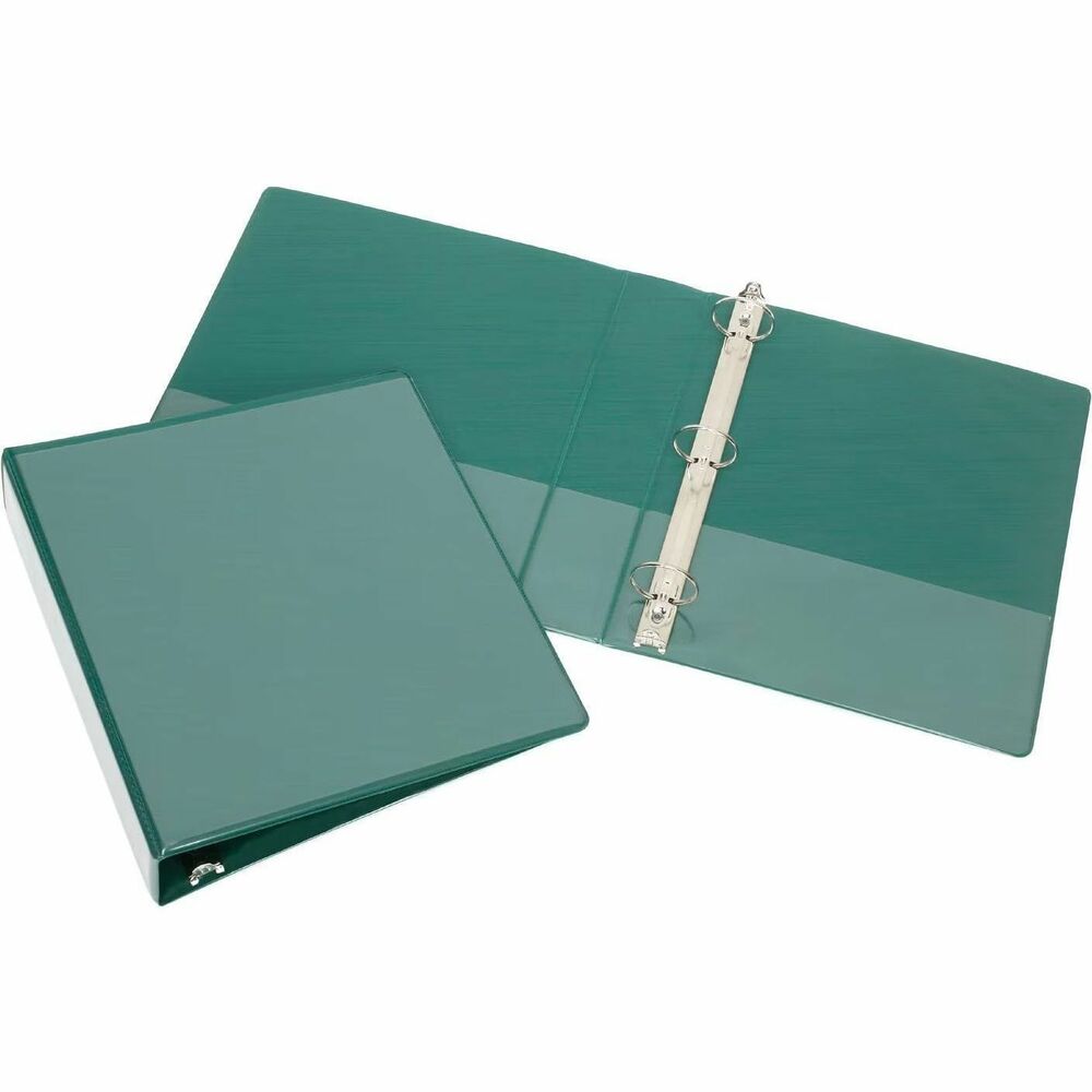 NSN2723231 - Round-ring view binder features a clear overlay on the front, spine and back covers. It is ideal for presentations. Clear overlay allows easy customization. Use pockets on the inside of the front and back cover for storing unpunched and loose papers. Three-ring binder accommodates letter-size punched paper. Quality construction with heavy-duty vinyl resists tearing and cracking. Binder meets CPG guidelines and is manufactured using a BPA-free process.