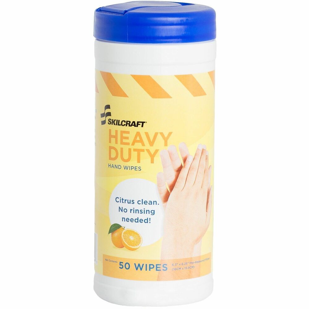 NSN4541144 - Heavy-Duty Hand Cleaning Towelettes are pre-moistened with glycerin and aloe for effectively cleaning that doesn't dry out your hands.