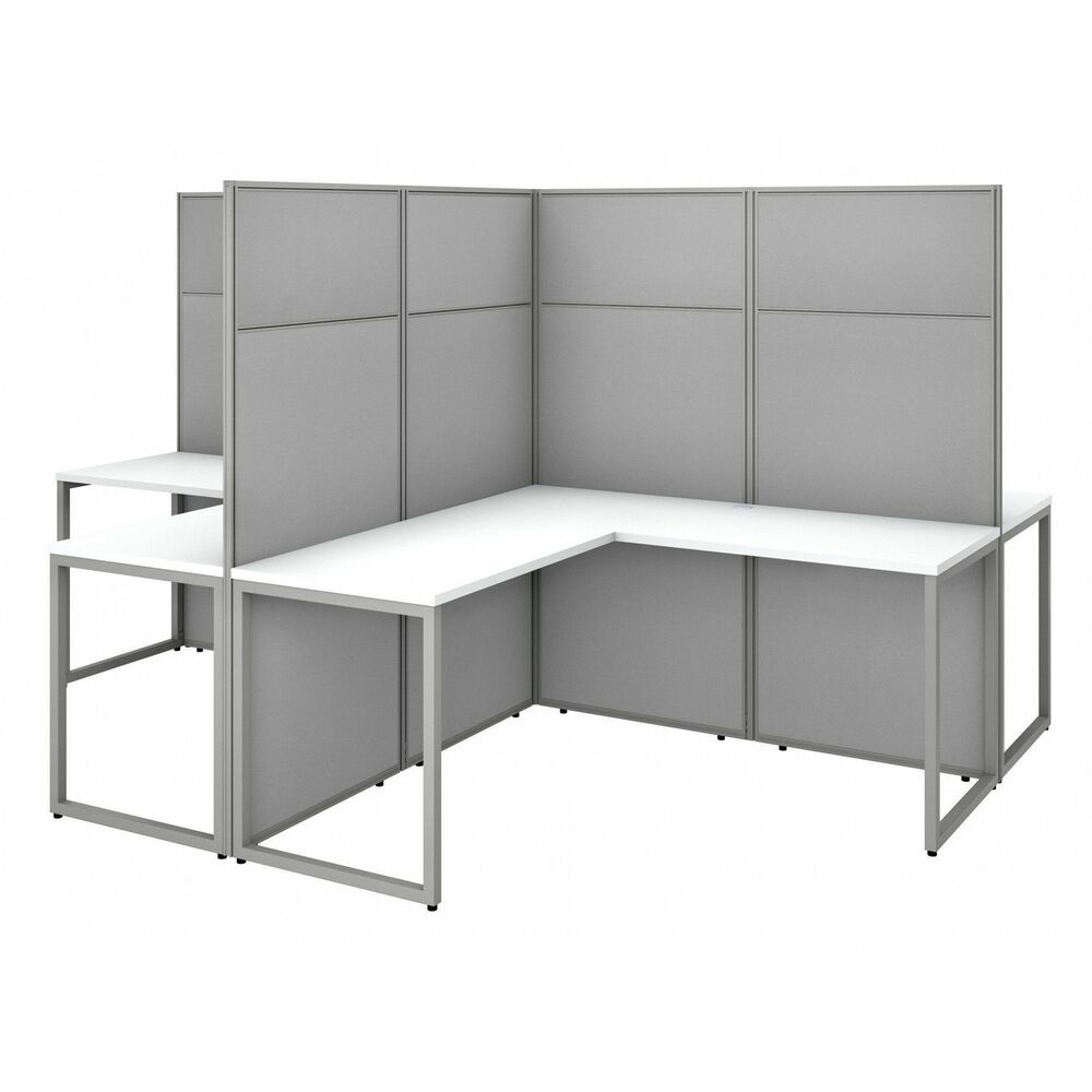 BSHEODH760WH03K - Easy Office is a contemporary open office solution for one to one hundred. Commercial office sets are designed for fast setup and easy use every day. Thermally fused laminate desktops (1" thick) support up to 200 lb. each and are resistant to scratches and stains. When included, metal framed hardboard panels (1" thick) are covered with contemporary fabric upholstery. Furniture is tested to meet ANSI/BIFMA quality standards for safety and performance..