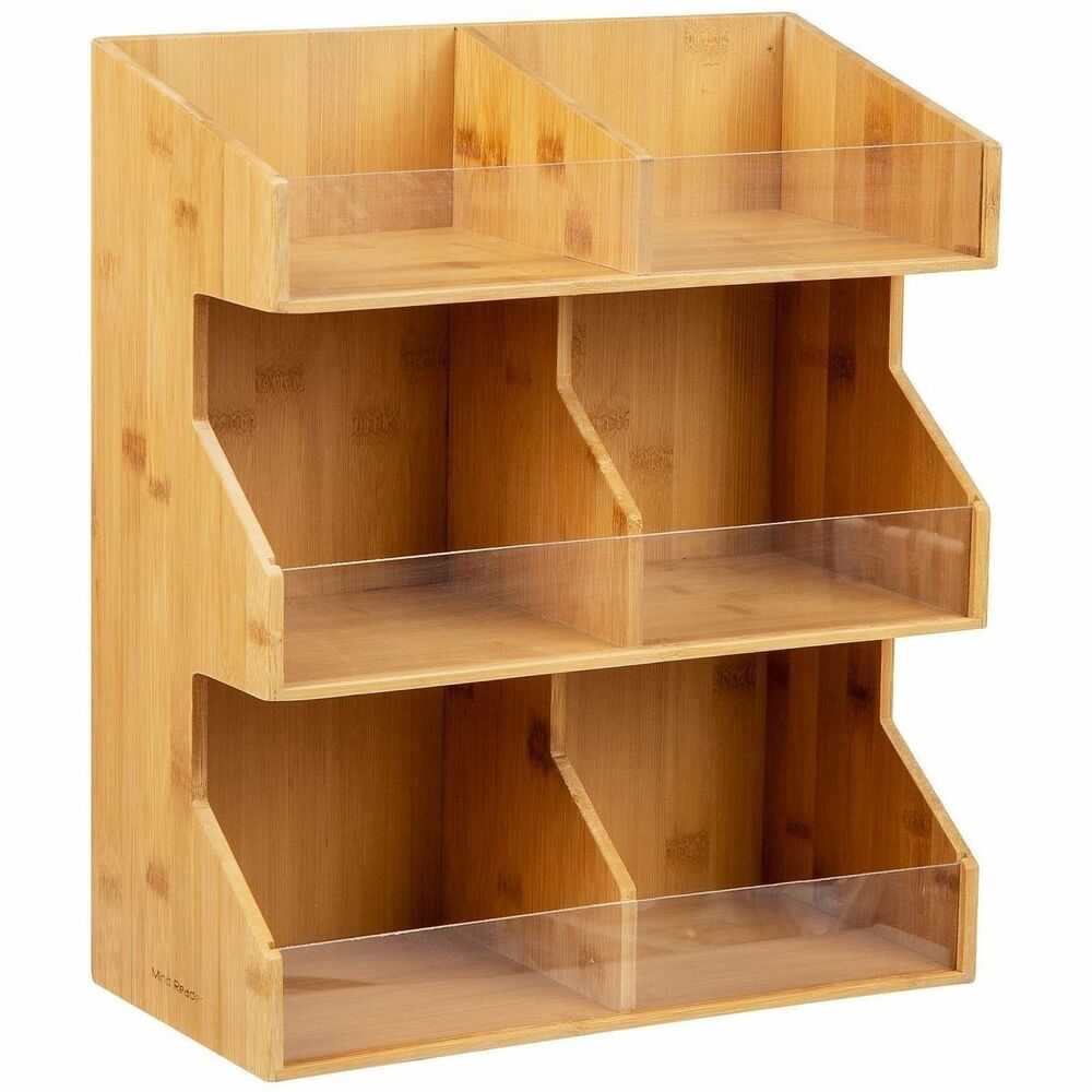 EMS3T2TWDBRN - Effortlessly organize with this versatile Six-Compartment Storage Organizer from the Bali Collection. With three tiers and transparent PVS windows, you can easily view and access your items at a glance. Made from durable rayon from bamboo, sturdy organizer is built to last. Slim profile and light-weight design make it easy to move from one location to another. It's also easy to assemble and can be cleaned with warm soapy water and a soft cloth. It's perfect for organizing coffee stations, craft tables, breakrooms and more.