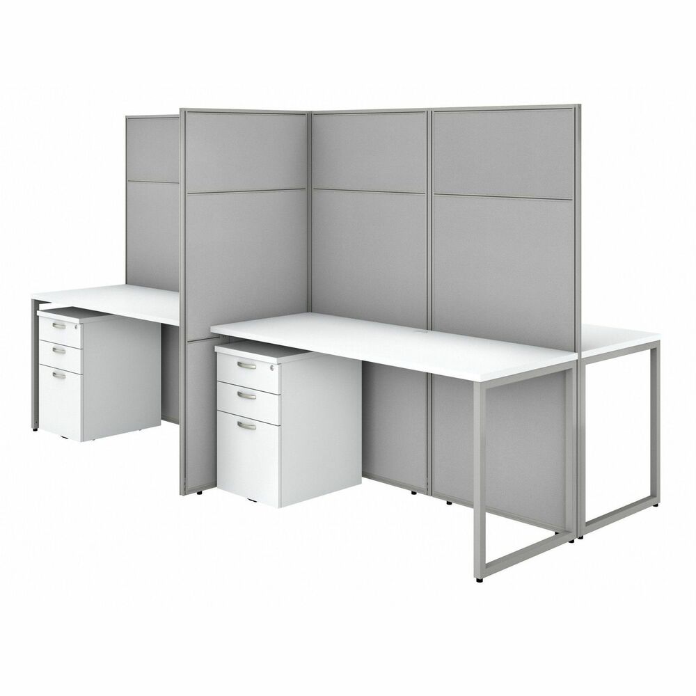 BSHEODH66SWH03K - Easy Office is a contemporary open office solution for one to one hundred. Commercial office sets are designed for fast setup and easy use every day. Thermally fused laminate desktops (1" thick) support up to 200 lb. each and are resistant to scratches and stains. When included, metal framed hardboard panels (1" thick) are covered with contemporary fabric upholstery. Furniture is tested to meet ANSI/BIFMA quality standards for safety and performance..