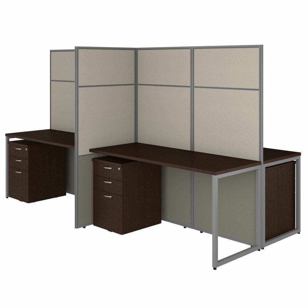 BSHEODH66SMR03K - Easy Office is a contemporary open office solution for one to one hundred. Commercial office sets are designed for fast setup and easy use every day. Thermally fused laminate desktops (1" thick) support up to 200 lb. each and are resistant to scratches and stains. When included, metal framed hardboard panels (1" thick) are covered with contemporary fabric upholstery. Furniture is tested to meet ANSI/BIFMA quality standards for safety and performance..