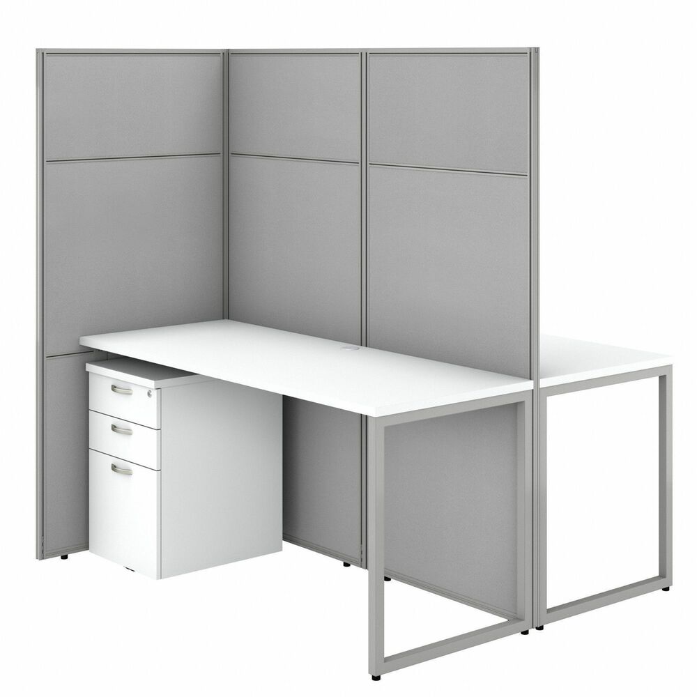 BSHEODH46SWH03K - Easy Office is a contemporary open office solution for one to one hundred. Commercial office sets are designed for fast setup and easy use every day. Thermally fused laminate desktops (1" thick) support up to 200 lb. each and are resistant to scratches and stains. When included, metal framed hardboard panels (1" thick) are covered with contemporary fabric upholstery. Furniture is tested to meet ANSI/BIFMA quality standards for safety and performance..