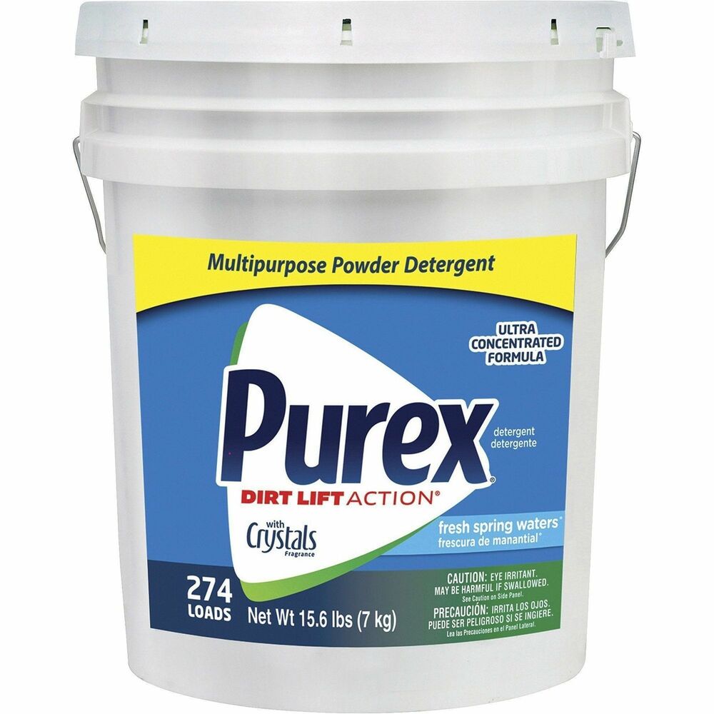 DIA06355 - Dry powder detergent features a professional-strength, ultra-concentrated formula that penetrates deep down into fabric fibers to remove ground-in dirt and stains. Stain-fighting properties leave your whites whiter and your colors brighter. Fresh spring waters scent offers a sensation of clean blue skies and spring breezes with line-dried fresh notes and clean florals. Powder detergent is designed for use with all standard and high-efficiency washing machines.   
