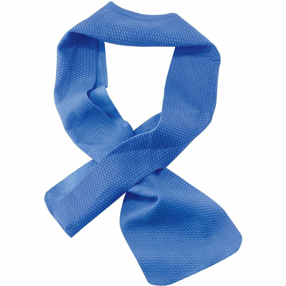 EGO12418 - Chill-Its 6603 Evaporative Cooling Band Towel features advanced, PVA cooling technology for relief in extreme heat. When wet, it remains lightweight and comfortable for bulk-free wear around your neck. Unique, pull-through design secures the band around your neck for all-day cooling that stays put. It is rated to UPF 50 plus protection from harmful UV rays. Evaporative technologies such as PVA are a simple, effective and comfortable solution for heat stress prevention. Evaporative technologies use an external water source to draw heat away, helping regulate your body temperature while providing cool relief. When activated, this machine-washable, PVA cooling towel is comfortable and refreshing for even the hottest days of the year.