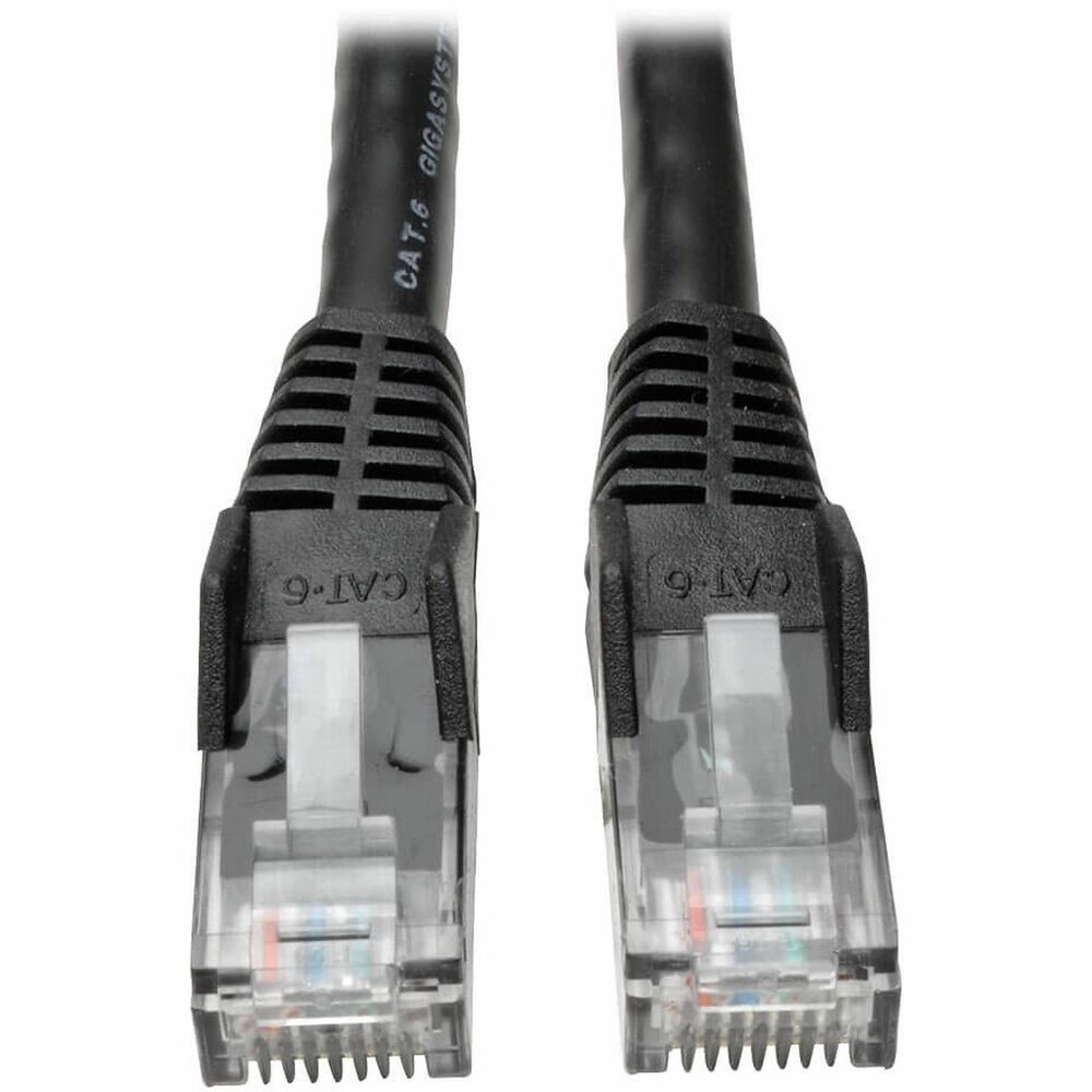 TRPN201025BK - This category 6, molded patch cable lets you stay ahead of the game by using a high-speed cable to distribute data, voice and video. 25' cable delivers stable performance up to 550MHz. High-quality copper wire and a staggered-pin plug design keep near-end cross-talk levels to a minimum. Snagless design protects the locking tabs on the RJ45 connectors from being damaged or snapped off during installation. Cable is designed for use in category 6, category 5e and category 5 applications. More from the Manufacturer