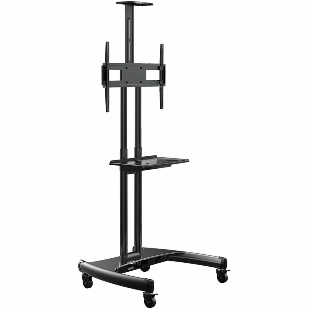 RCLRVSTC - The Rocelco VSTC mobile TV cart is the perfect solution in offices, conference rooms, living rooms, family rooms, classrooms, retail stores, hotels, training centers, etc. Heavy-duty steel frame supports large screens up to 70" and 100 lbs. TV mounting interface can accommodate screens from 32" - 70" (all VESA patterns up to 600mm x 400mm). The telescopic feature creates the ideal TV height (TV mount can raise up to 70" high). The large 2.5" locking castors allow the cart to be easily rolled from room to room. The VSTC includes A/V component shelf (19.9"w x 12"d) & top mount webcam shelf (10"w x 5"d), load rating 10 lbs per shelf.Your cables will be hidden in the integrated cable management system. The VSTC ships in one carton to keep shipping costs to a minimum. The VSTC is the perfect solution for any business or home that needs a mobile large screen TV or Gaming System.