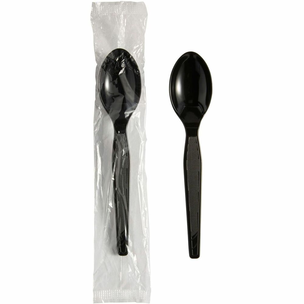 DXETH53C7 - Your premium choice in cutlery.The Dixie Heavy Weight Polystyrene Disposable Plastic Cutlery offers exceptional strength and rigidity for both hot and cold foods. Its full-size dinner length and elegant design deliver an upscale user experience, making it an ideal alternative to permanent ware . The wrapped kit helps prevent cross-contamination while its compact packaging requires minimal storage space. Available in sophisticated black, exquisite white, elegant crystal, and classic champagne.