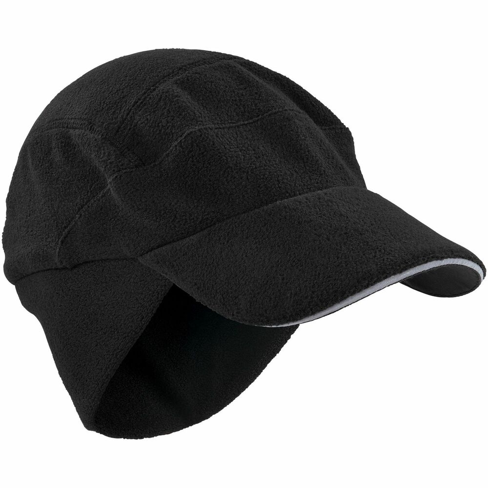 EGO16965 - N-Ferno 6807 Winter Baseball Cap is designed for versatile warmth in cold conditions. Stretchable, soft fleece comfortably fits most head sizes. Wear this fleece cap two ways: pull ear flaps down to protect ears and neck from the cold or fold up to prevent overheating. Curved bill protects your face from sun, snow and rain. Reflective piping along the brim and reflective logo patch on the back enhance visibility to keep you safe and seen. Wear it alone or add the Skullerz 8945 or 8945F(X) Universal Bump Cap Inserts (not included) for protection against bumps, scrapes, bruises and other minor head injuries when working in cramped spaces. Interior elastic band helps keep the bump cap in place when wearing. One-size-fits-most winter baseball cap is ideal for those working in construction, transportation, warehousing, refrigerated areas and more. It is also great for weekend activities such as hunting, climbing, running, cycling and skating.