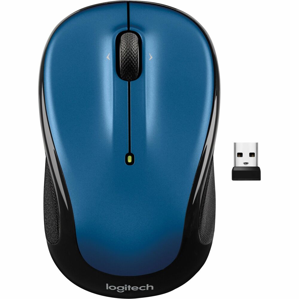 LOG910006829 - Compact, portable, M325S Wireless Mouse features micro-precise scrolling and a tilt wheel for enhanced speed and accuracy. Comfortable, contoured shape follows the natural curve of your hand and is perfect for both right-handed and left-handed scrollers. Compact construction fits easily in your bag to work on-the-go. Easy-to-use design is compatible with all main operating systems (Windows, macOS, Linux and Chromebook) and is ready to work in seconds. Plug the receiver into your computer for a reliable connection up to 10 meters away from your device. Long-lasting, AA battery (included) stays powered up to 18 months without changing thanks to the on/off switch and auto-sleep, power-saving mode.