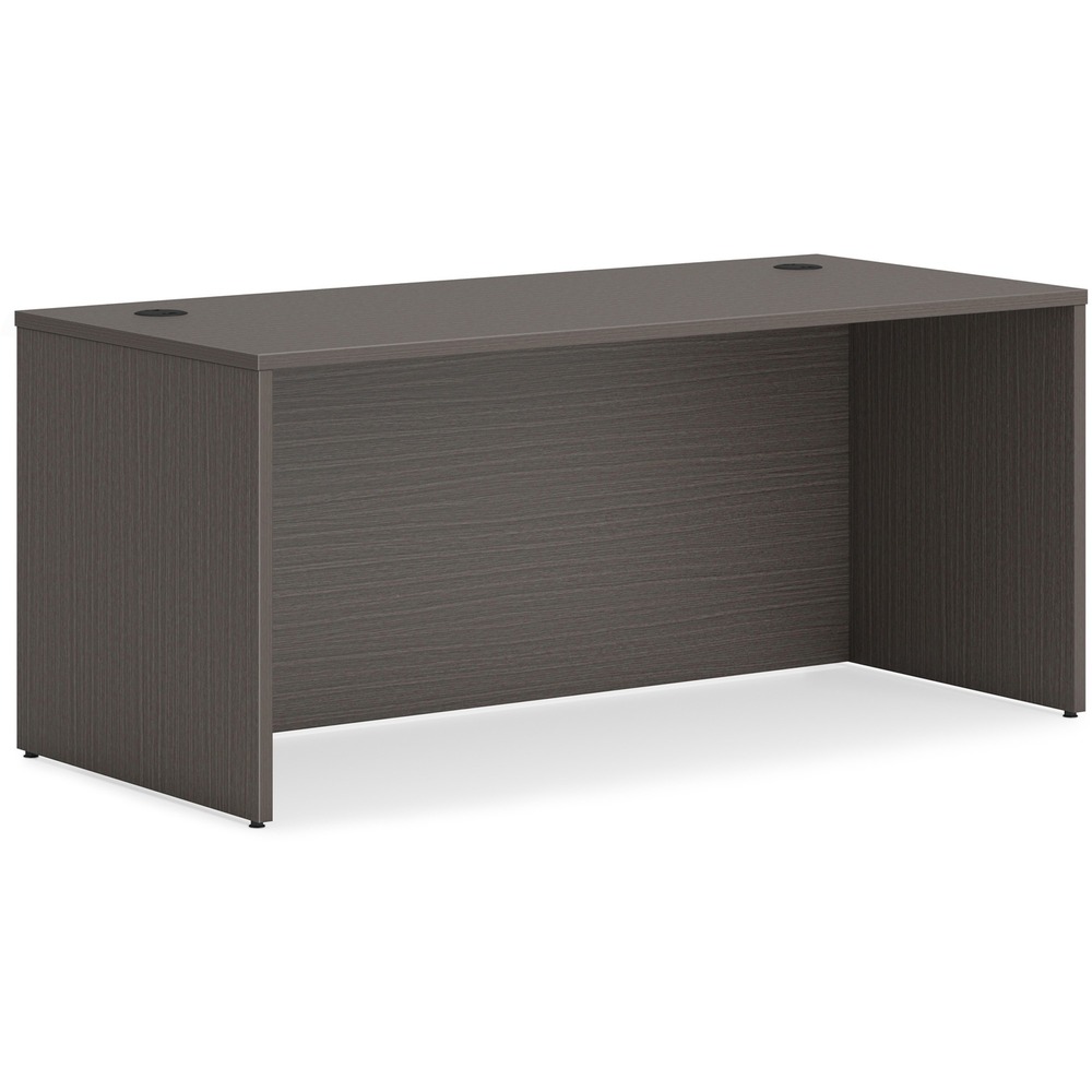HONLDS7236LS1 - This 72" wide desk shell is part of the HON Mod Desk Collection that delivers simplicity and adaptability to enhance your productivity. Contemporary design feels perfectly at home in either a private office or an open floor plan. Desk shell is nonhanded for versatile use and offers a rectangular front desktop. Combine it with a Mod return shell to create an L-workstation. To create a U-workstation, add a bridge and nonhanded credenza shell. Desktop grommets help organize power and data cables. Metal-to-metal fastening system allows precise assembly. Durable, Slate Teak laminate is scratch-resistant, spill-resistant and stain-resistant. Slate Teak matches other Mod elements (not included) so you can create an office suite to fit your needs.