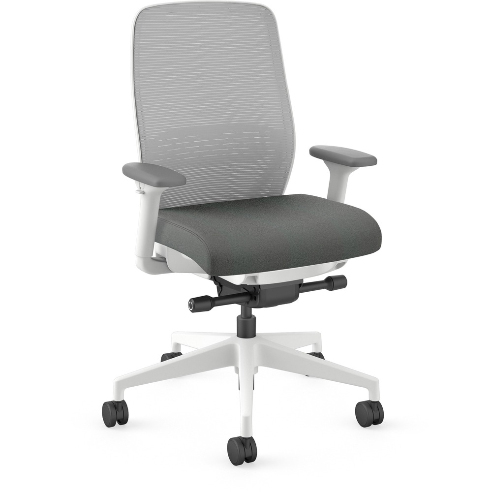 HONNR12SAFC19DW - Nucleus has smart seating down to a science. With its deep-cushion hammock seat designed for even weight distribution, breathable four-way stretch mesh back and easily adjustable lumbar support, the Nucleus Recharge Task Chair is ideal for anyone who demands intuitive performance, all-day comfort and superior support. Streamlined profile delivers sleek style to any office or collaborative environment. Arms adjust in height and width. Functions include pneumatic seat-height adjustment, 360-degree swivel, advanced synchro-tilt, tilt tension and tilt lock. Frame is Designer White.