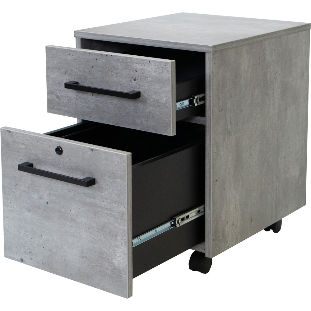 Martin Mason Concrete Laminate Unit - 26" Height x 18" Width x 12" Depth - Finish: Concrete - 1 Each