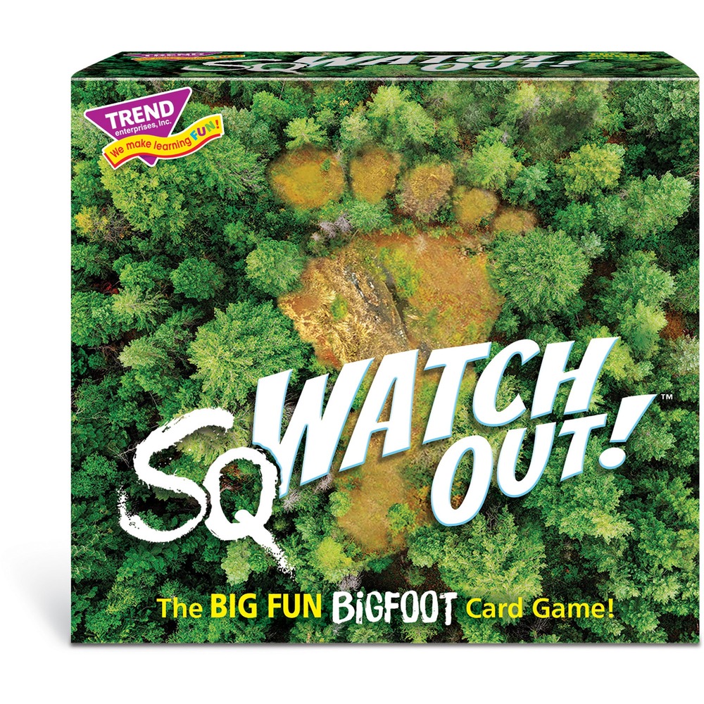 TEPT20005 - Test your memory and the mystery of finding Bigfoot by playing Sqwatch out Three Corner Card Game. Game-changing investigations can take you off the path or onto Bigfoot's trail. Compare number values and add cards to see how far you can trek. Weigh probability and chance to press your luck and earn the highest score to win. Challenge your memory skills to track which cards switch and which to keep.