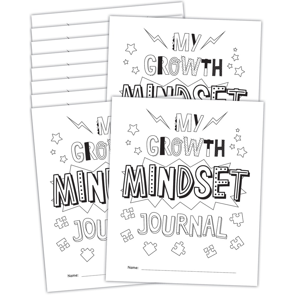 TCREP62150 - Students create their own book and reflect on their growing mindset using My Own Books: My Growth Mindset. Color the cover to make it your own. Teachers can track their classes' writing and growth throughout the year to witness their writing and emotional growth progress.