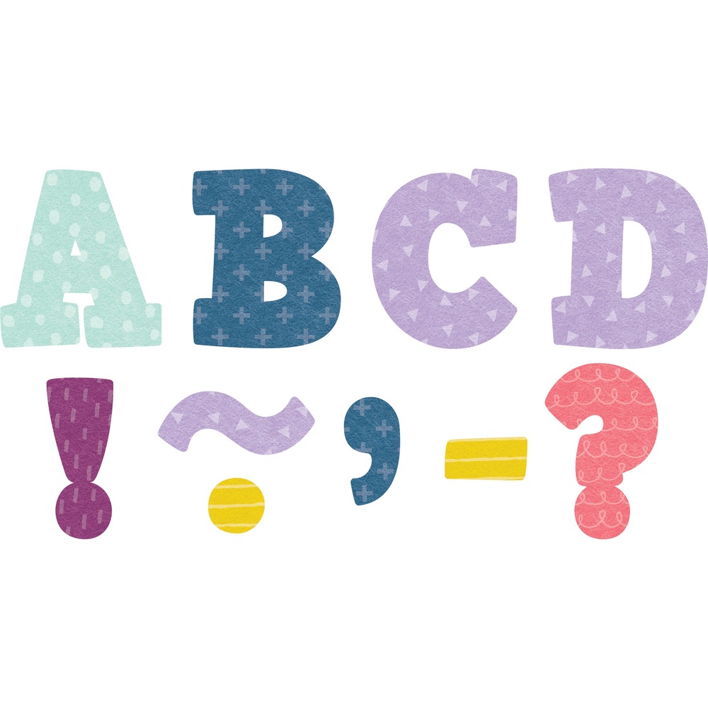 TCR77569 - Oh Happy Day Magnetic Letters provide a fun element to your whiteboard. Students can create words, practice their spelling and learn the alphabet. Letters work on any magnetic surface. Set includes uppercase letters and punctuation marks for a variety of options.