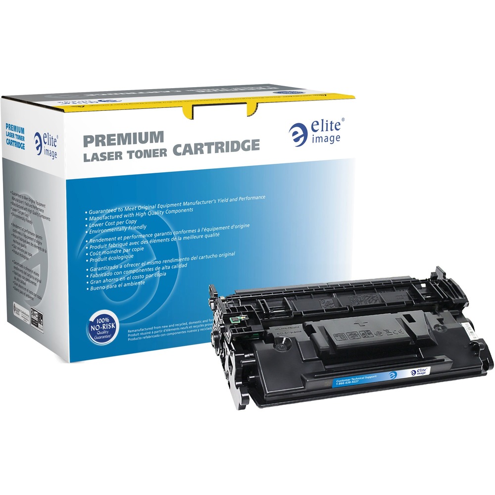 ELI76315 - Remanufactured toner cartridge is designed for use with HP LaserJet Pro M404DN, M404DW, M404N; LaserJet Pro MFP M428DW, M428FDN, M428FDW; LaserJet Enterprise M406DN; and LaserJet Enterprise MFP M430F. High-quality output offers vibrant reproduction so it's ideal for printing at home and the office. Cartridge installs easily and quickly to minimize downtime. Toner is the result of rigorous, product development protocols and provides OEM-equivalent performance. This high-yield cartridge produces approximately 10,000 pages. Elite Image is ISO certified.