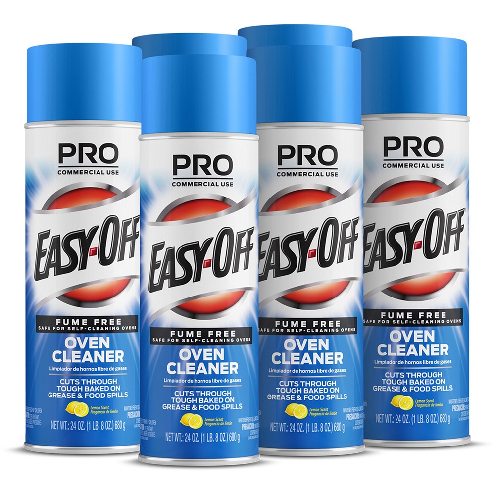 RAC85260CT - Cut through tough, baked-on grease in seconds and with no fumes. Simply spray, wait 30 to 60 seconds, and wipe away for an effective, efficient spot clean. Give cleaning crews a safe formula they can use during operating hours that dissolves tough baked-on grease, food spills and common kitchen soils. Cover both daily upkeep and longer oven cleans with the fume-less formula, leaving behind only a pleasant lemon scent. Arm employees with a versatile cleaner that works on the interiors of ovens, oven doors, barbecue grills, stainless steel surfaces, broilers and broiler pans. Oven cleaner is safe for self-cleaning ovens and requires no heat or gloves to use.