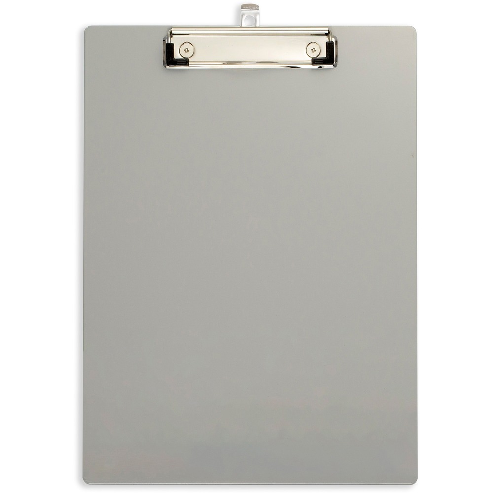 OIC83217 - Magnetic Clipboard features three heavy-duty magnets on the back to mount on forklifts, pallet trucks, workstations, warehouse racking or on any metal surface. Solid construction provides durability for long-lasting use. Low-profile, metal clip offers excellent holding power for letter-size and A4-size paper. Built-in, retractable, key hang hole keeps your keys nearby and accessible.
