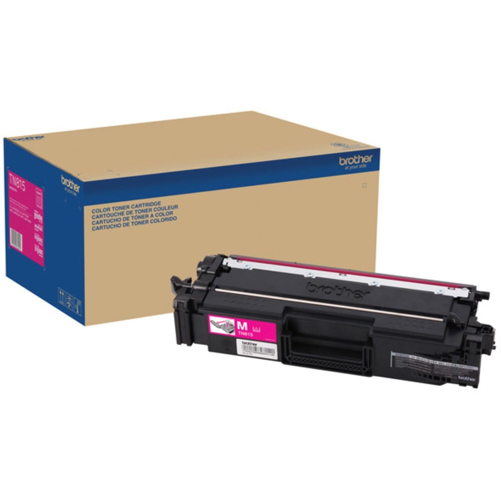 BRTTN815M - Intelligently engineered to work seamlessly with Brother printers to deliver outstanding results and reliable performance, this Genuine toner cartridge is part of an entire printing system to provide a superior degree of quality. It produces crisp black and rich color prints that withstand the test of time. Genuine Brother toner is delicately balanced to provide even flow and toner distribution. Super high-yield cartridge delivers superior laser-print quality and performance you can consistently rely on in your Brother HL-L9430CDN, HL-L9470CDN, MFC-L9630CDN and MFC-L9670CDN for up to 12,000 pages. This toner undergoes extensive testing to ensure optimum performance and component protection.
