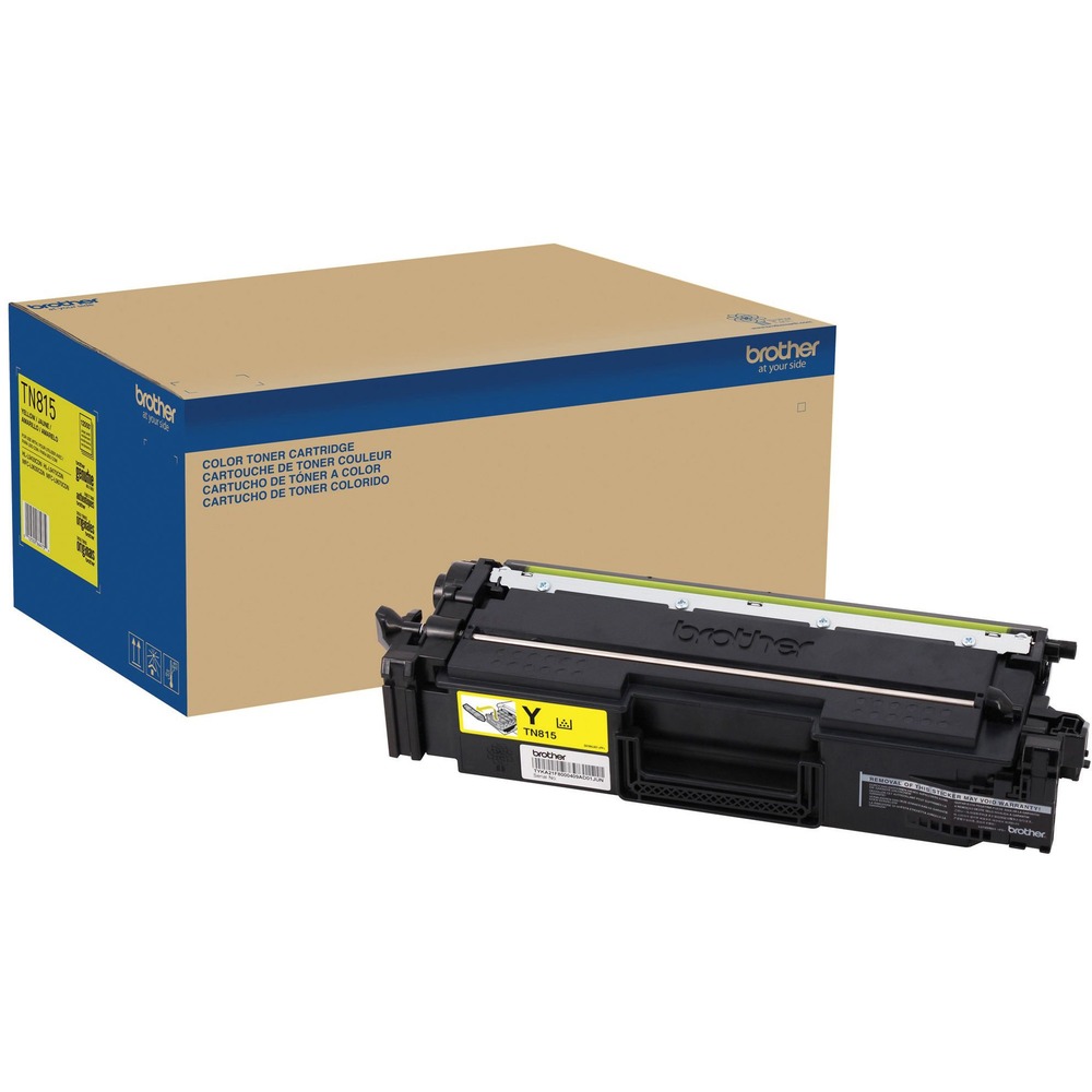 BRTTN815Y - Intelligently engineered to work seamlessly with Brother printers to deliver outstanding results and reliable performance, this Genuine toner cartridge is part of an entire printing system to provide a superior degree of quality. It produces crisp black and rich color prints that withstand the test of time. Genuine Brother toner is delicately balanced to provide even flow and toner distribution. Super high-yield cartridge delivers superior laser-print quality and performance you can consistently rely on in your Brother HL-L9430CDN, HL-L9470CDN, MFC-L9630CDN and MFC-L9670CDN for up to 12,000 pages. This toner undergoes extensive testing to ensure optimum performance and component protection.