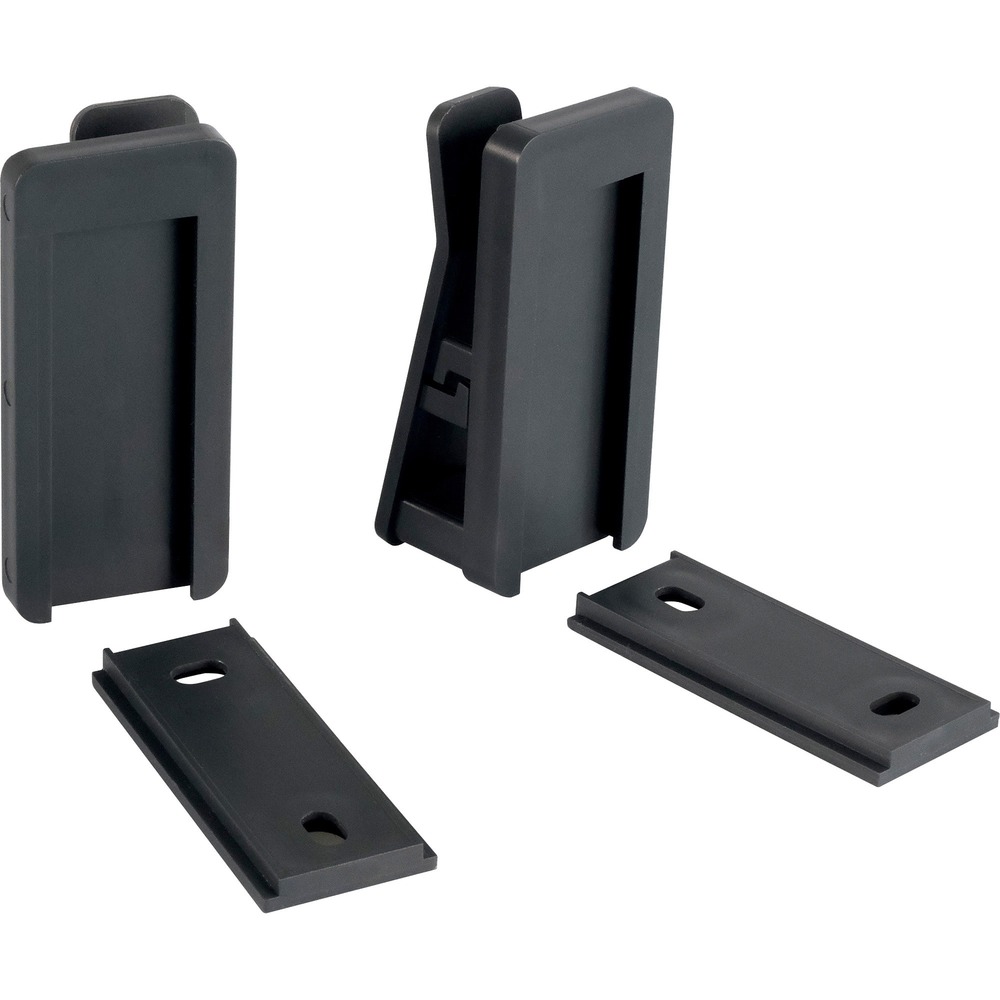 DBL893958 - Visioclip Tablet Wall Dock is a universal wall mount that holds tablets or smartphones for a space-saving solution. Secure, stable operation avoids wobbling devices with a maximum capacity of 2.2 lb. Clips hold devices with a thickness up to 2/5". Mount design lets you easily insert and remove your device and is suitable as a charging station for smartphones. Versatile clips attach in portrait or landscape format. Integrated hooks prevent the mount from breaking to enhance longevity. Space-saving, simple construction blends into any environment and is perfect for smart home applications. Drill or glue clips to the wall for precise attachment using the installation plates and drilling template. More from the Manufacturer