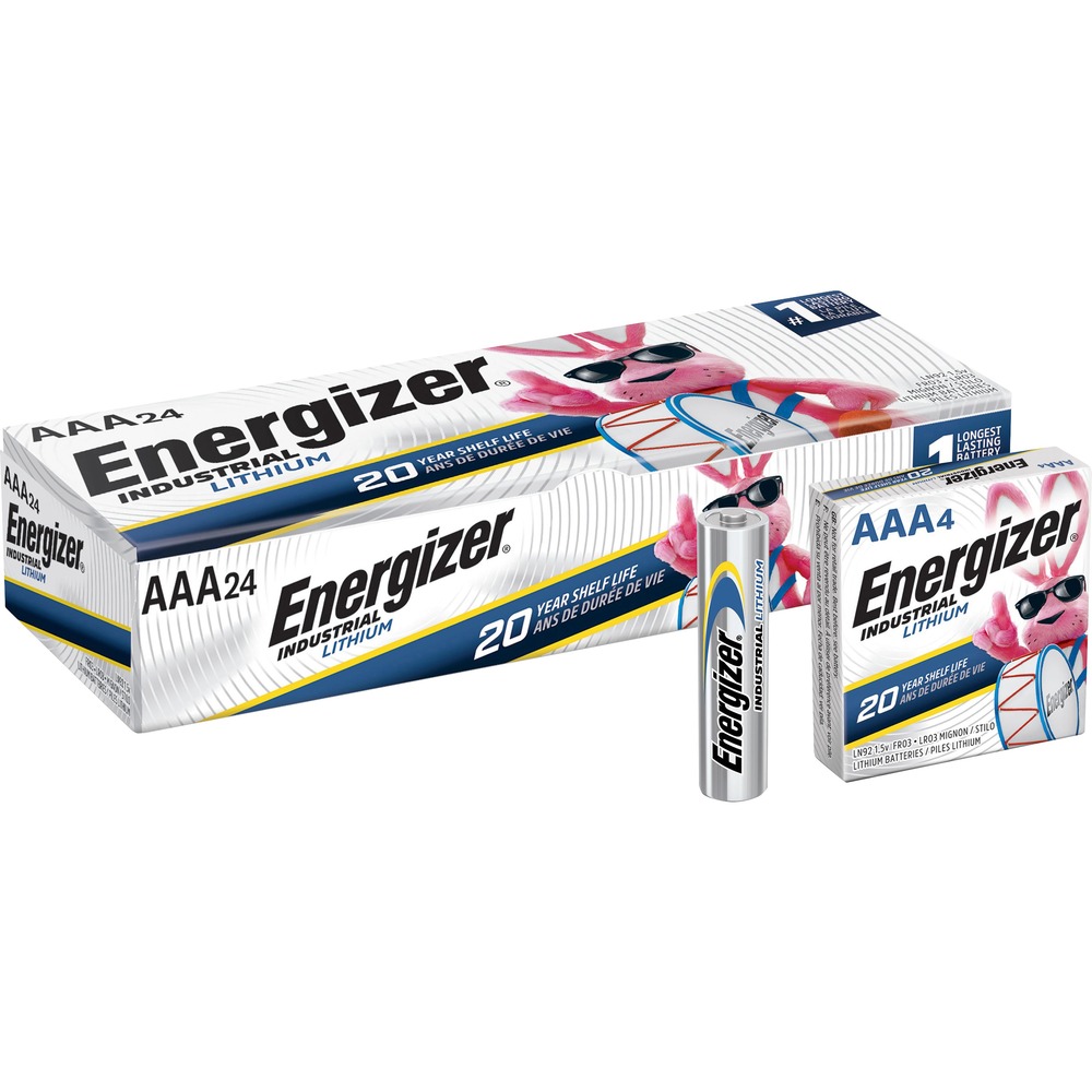 EVELN92BX - Power your industrial and professional devices with Industrial AAA Lithium Batteries whether working in construction, facility maintenance, medical center, business office or classroom. Long-lasting, professional AAA batteries keep your electronics up for the job. In normal use, they're 100 percent leakproof to protect your work-site devices, and they operate in temperatures ranging from negative 40 to 140 degrees Fahrenheit. With this battery's 20-year shelf life, you won't have device downtime. All of that lithium performance comes in a heavy-duty AA battery that weighs 33 percent less than an alkaline AA. When work depends on automatic paper towel dispensers, hard hat lights, pulse oximeters and more, you can rely on the power and protection of Industrial AAA Lithium Batteries.
