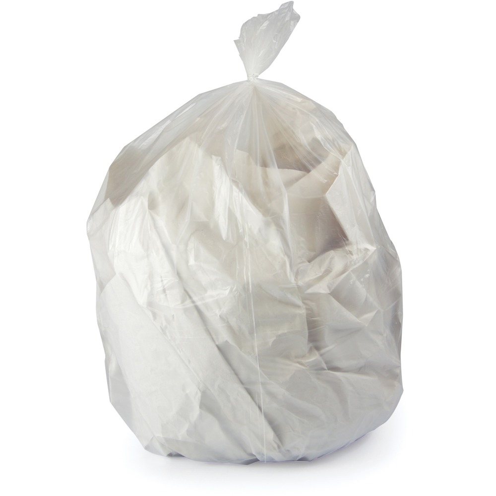 HERH6036TC - Depend on Linear Low Density Can Liners that feature a strong, leakproof seal at their star-sealed bottom. Linear low-density polyethylene (LLPDE) with a 0.9 mil gauge delivers the durability you need to handle tough jobs. Dual-dispensing box allows convenient access to the bags from nearly any position whether the box is stacked or not.