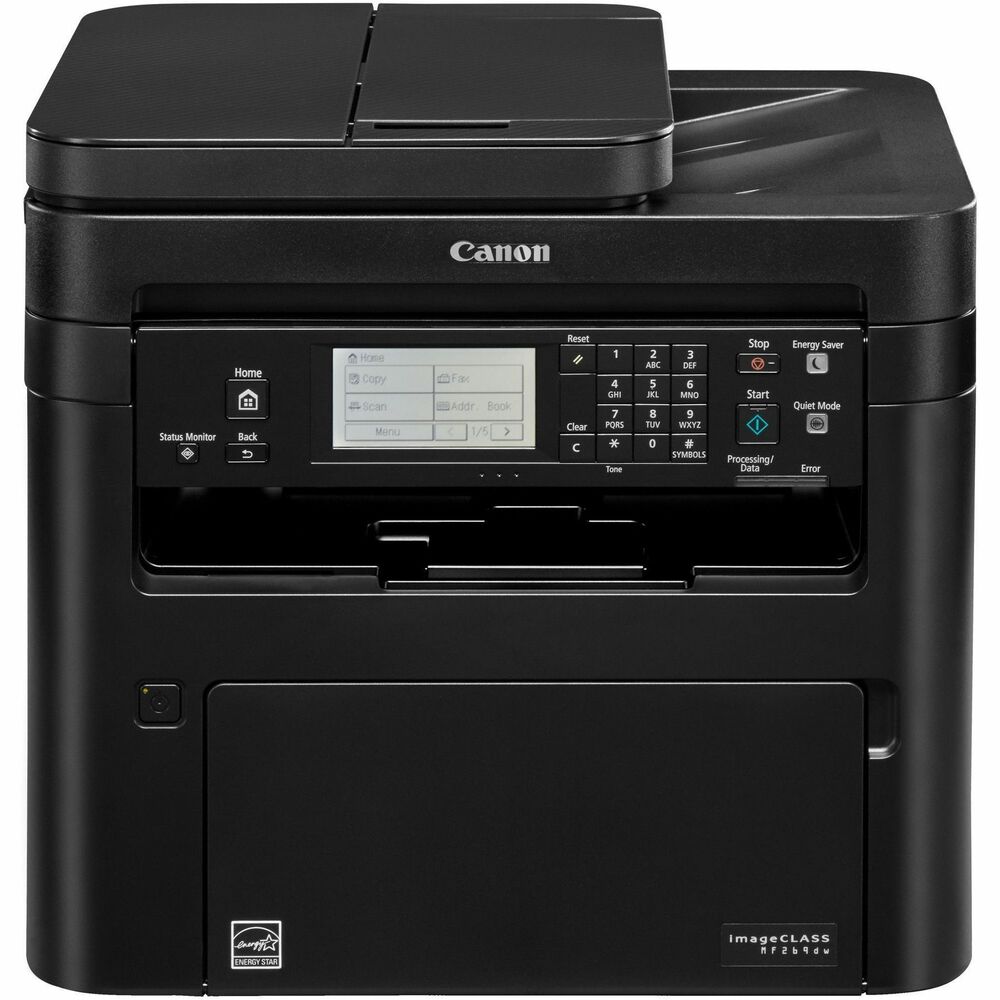 CNM5938C005 - Wirelessly connect and print up to 30 ppm (black/white) for fast monochrome printing with this imageCLASS II All-in-One Wireless Printer. It comes with a standard toner, producing up to 1,700 pages. Print, scan, copy and fax from the same device for optimal convenience. Printer features a 250-sheet input tray; one-sheet multipurpose tray; 50-sheet, two-sided automatic document feeder (ADF); and automatic, two-sided printing. Print, scan and copy up to 600 x 600 dpi resolution. Easily navigate options with the six-line, adjustable touch screen. Connect to a wireless network to set up your printer in four simple steps. Compact design is perfect for office use. Printer is Energy Star certified and EPEAT Silver rated as environmentally conscious.