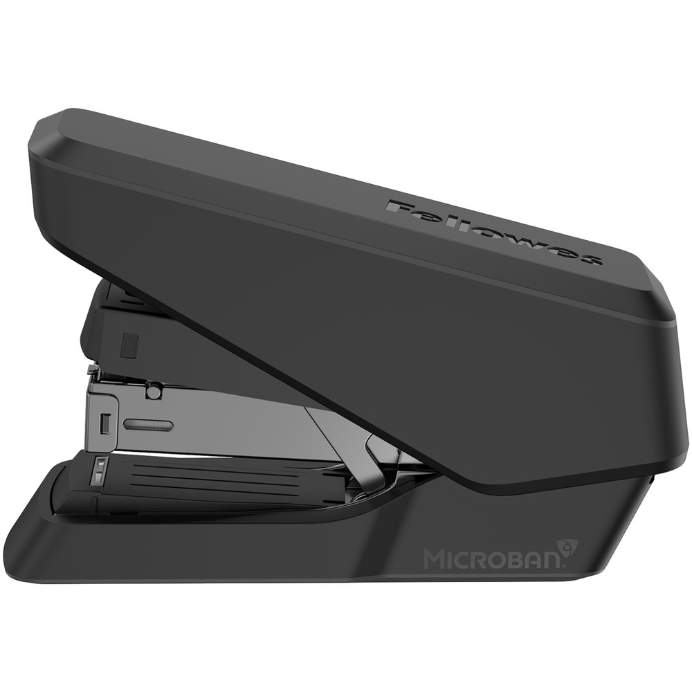 FEL5014401 - Engineered to be effortless and designed to be seen, this LX series stapler is built with quality, durability and function in mind. LX860 EasyPress Half Strip Stapler features Microban antimicrobial technology to help prevent bacteria growth for an added level of protection. Smooth, jam-free performance ensures successful stapling every time. EasyPress technology offers easy stapling up to 40 pages using 1/4" staples. Each staple clinches flat for a neat, professional finish and easy stacking of multiple stapled documents. Low-staple indicator lets you quickly see when staples are running low. Ergonomic design provides a comfortable stapling experience. Durable stapler holds a half strip of staples and is perfect for home or office use. More from the Manufacturer